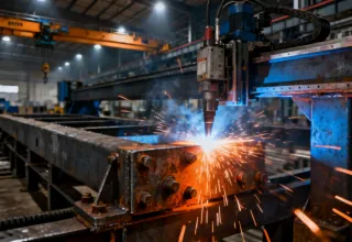 Heavy industry laser welding